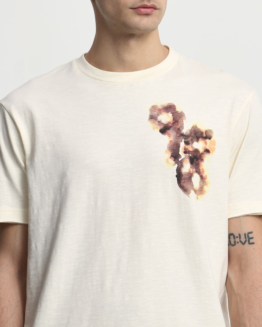 Off White Graphic Slim Fit T-Shirt