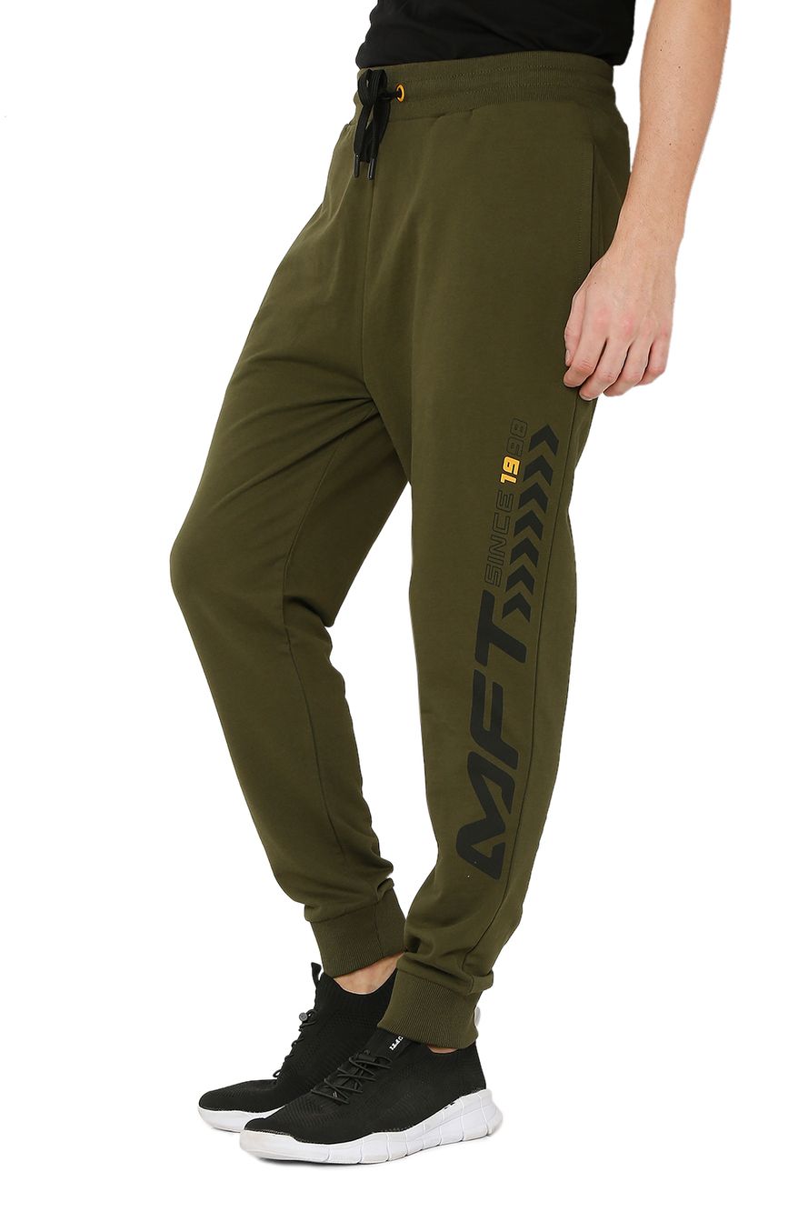 Olive Knitted Track Pants