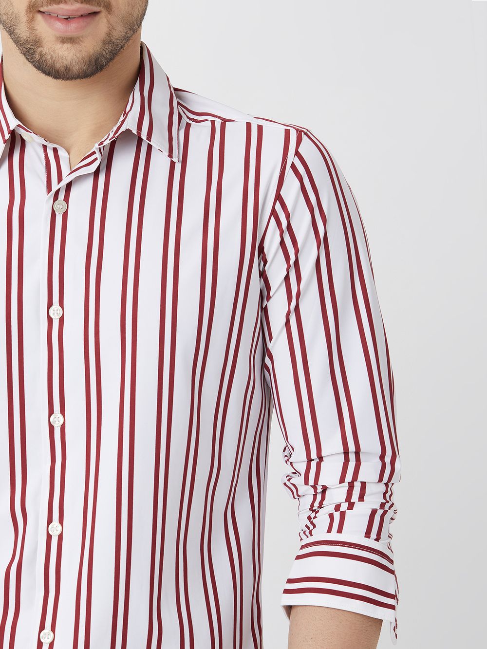 Red Candy Stripe Shirt