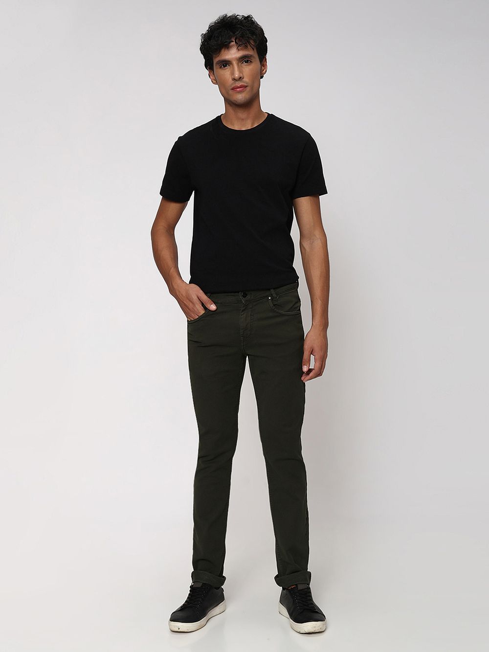 Green Super Slim Fit Superstretch Coloured Jeans