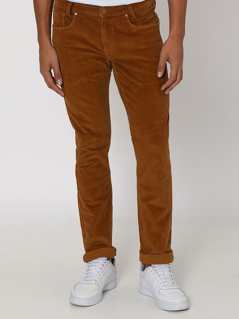 Khaki Super Slim Corduroy Jeans