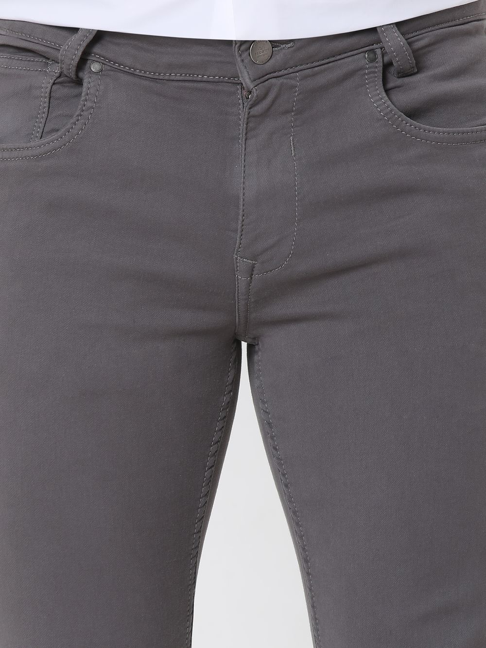Grey Super Slim Fit Superstretch Coloured Jeans