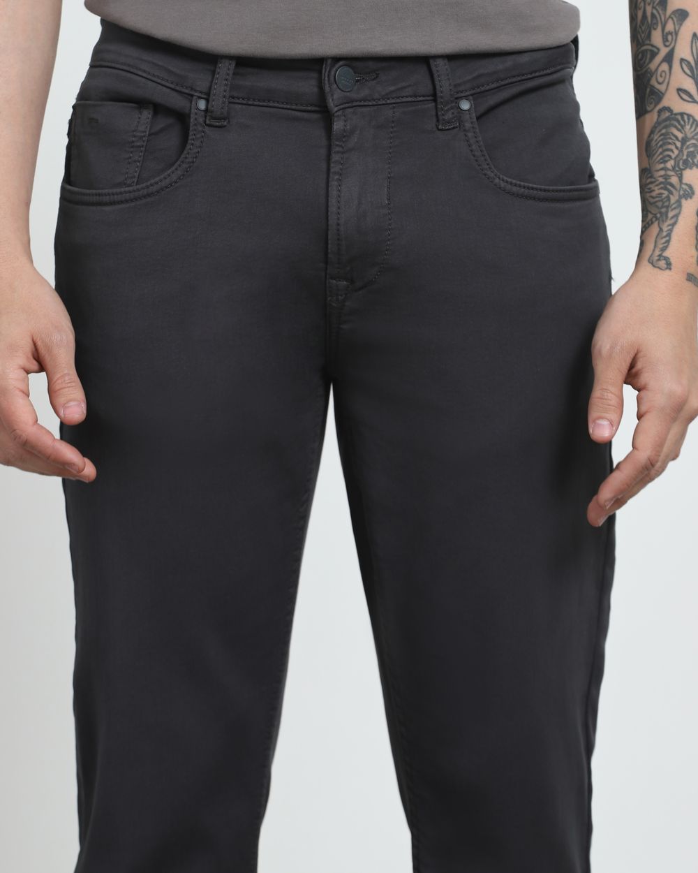 Grey Super Slim Fit Jeans