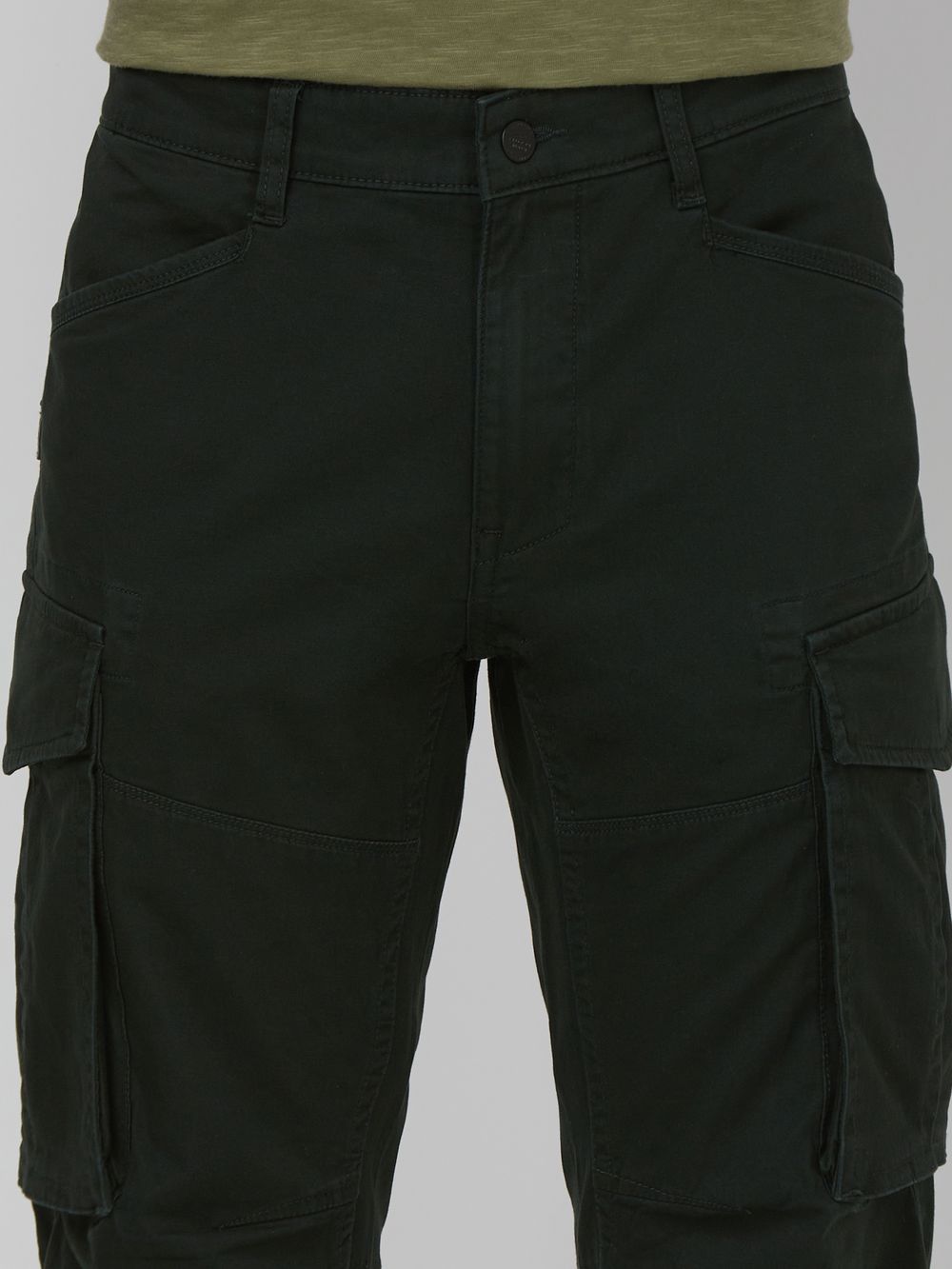 Green Slim Fit Cargos