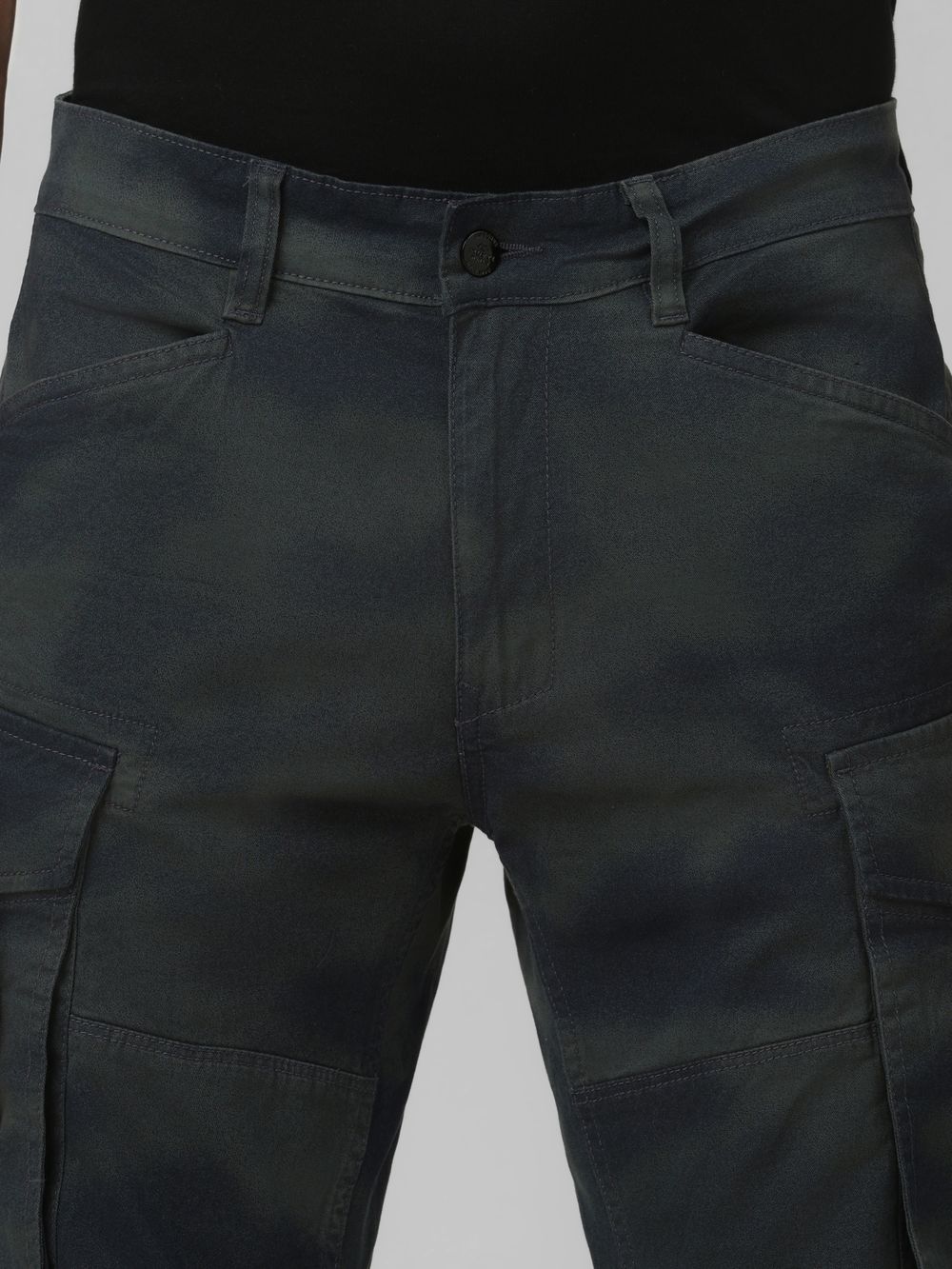 Green Slim Fit Cargos