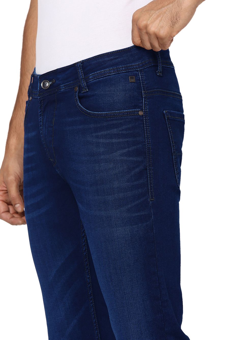 Navy Super Slim Fit Denim Deluxe Superstretch Jeans