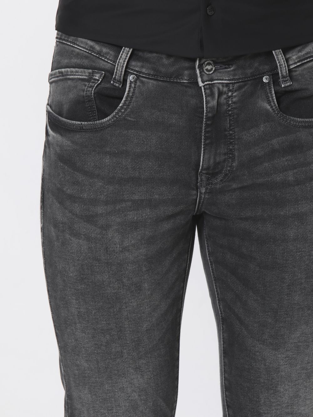 Charcoal Super Slim Fit Denim Deluxe Stretch Jeans