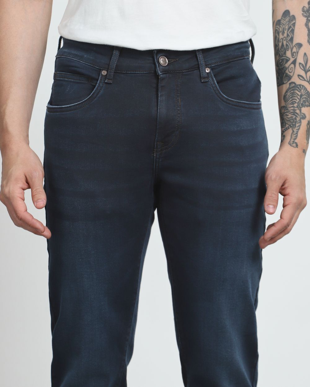Blue Black Super Slim Fit Jeans