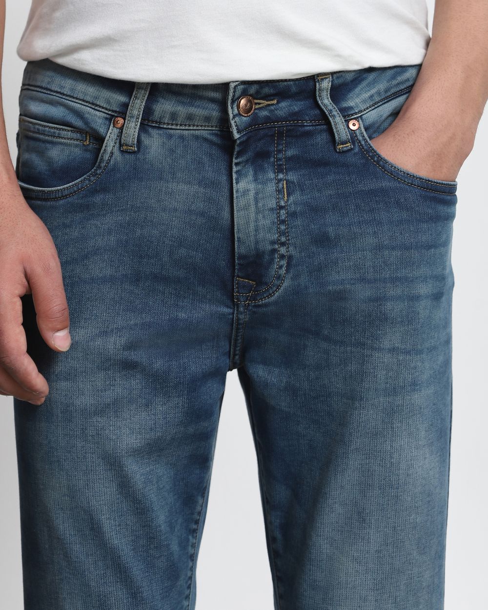Tinted Skinny Fit Jeans