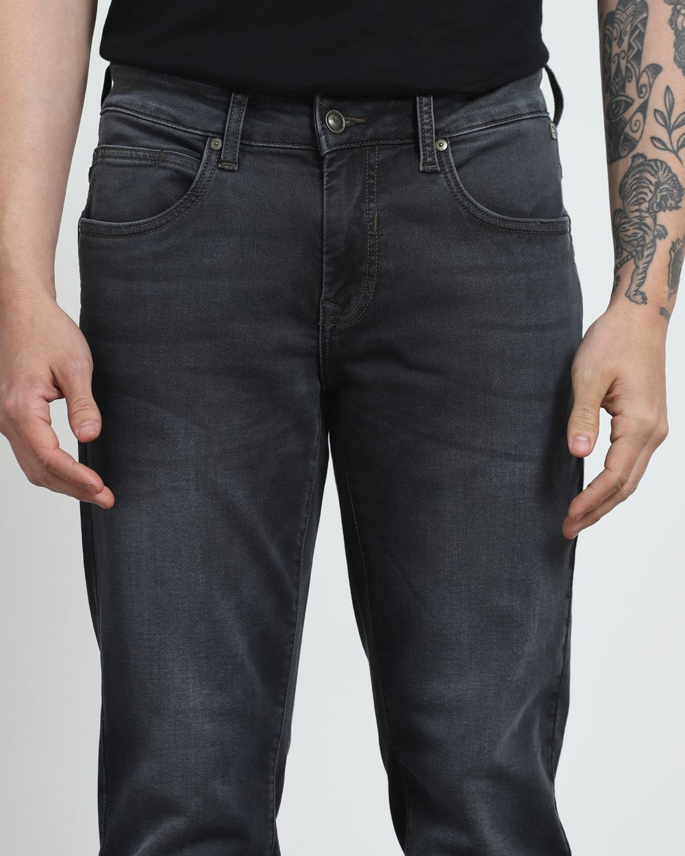 Charcoal Super Slim Fit Jeans
