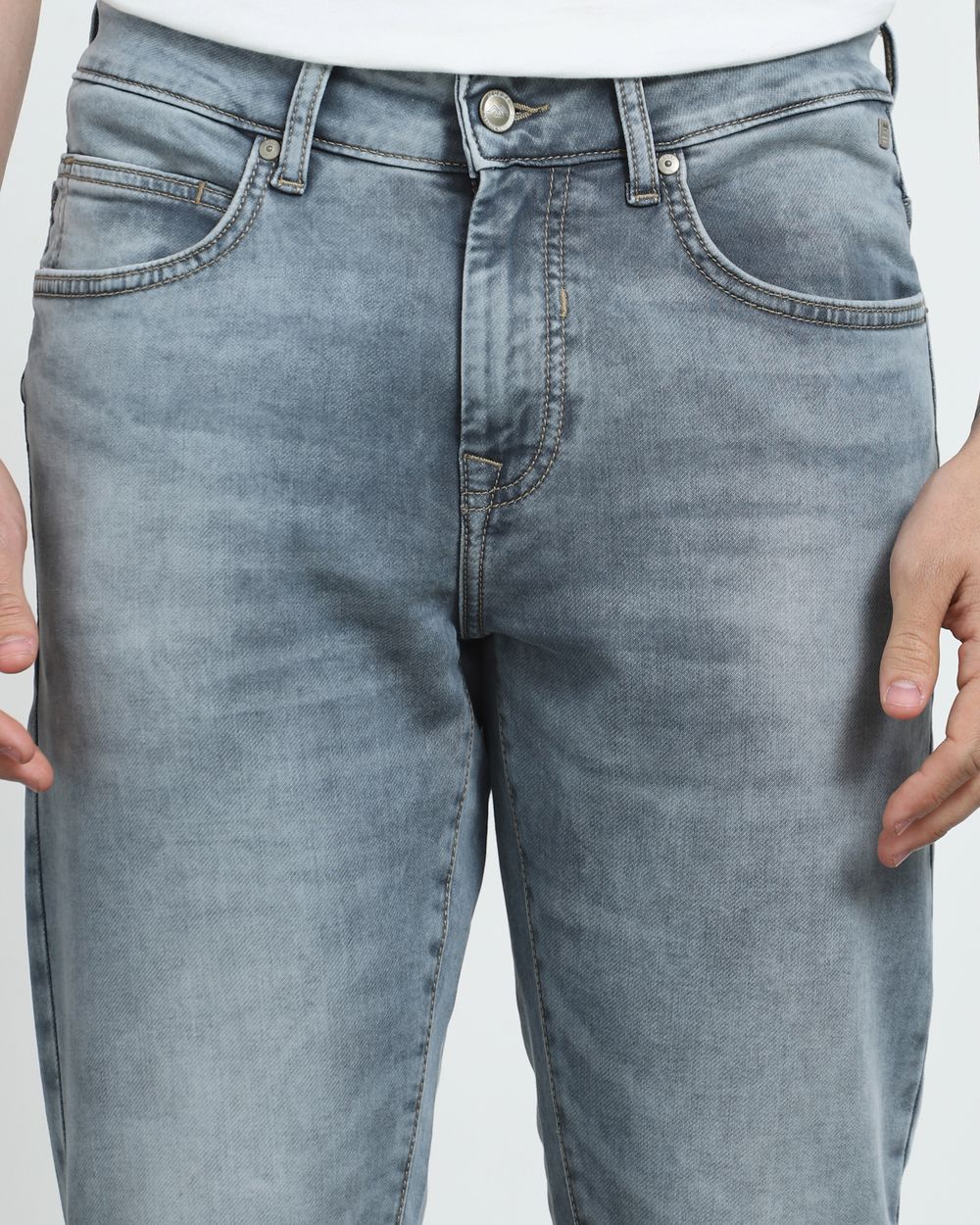 Grey Skinny Fit Jeans