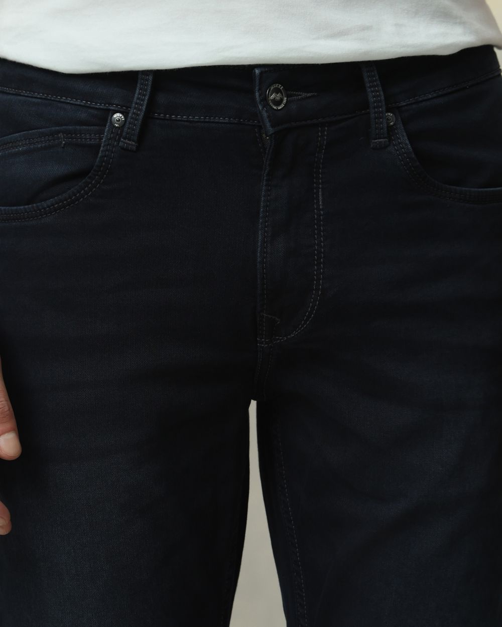 Blue Black Skinny Fit Jeans