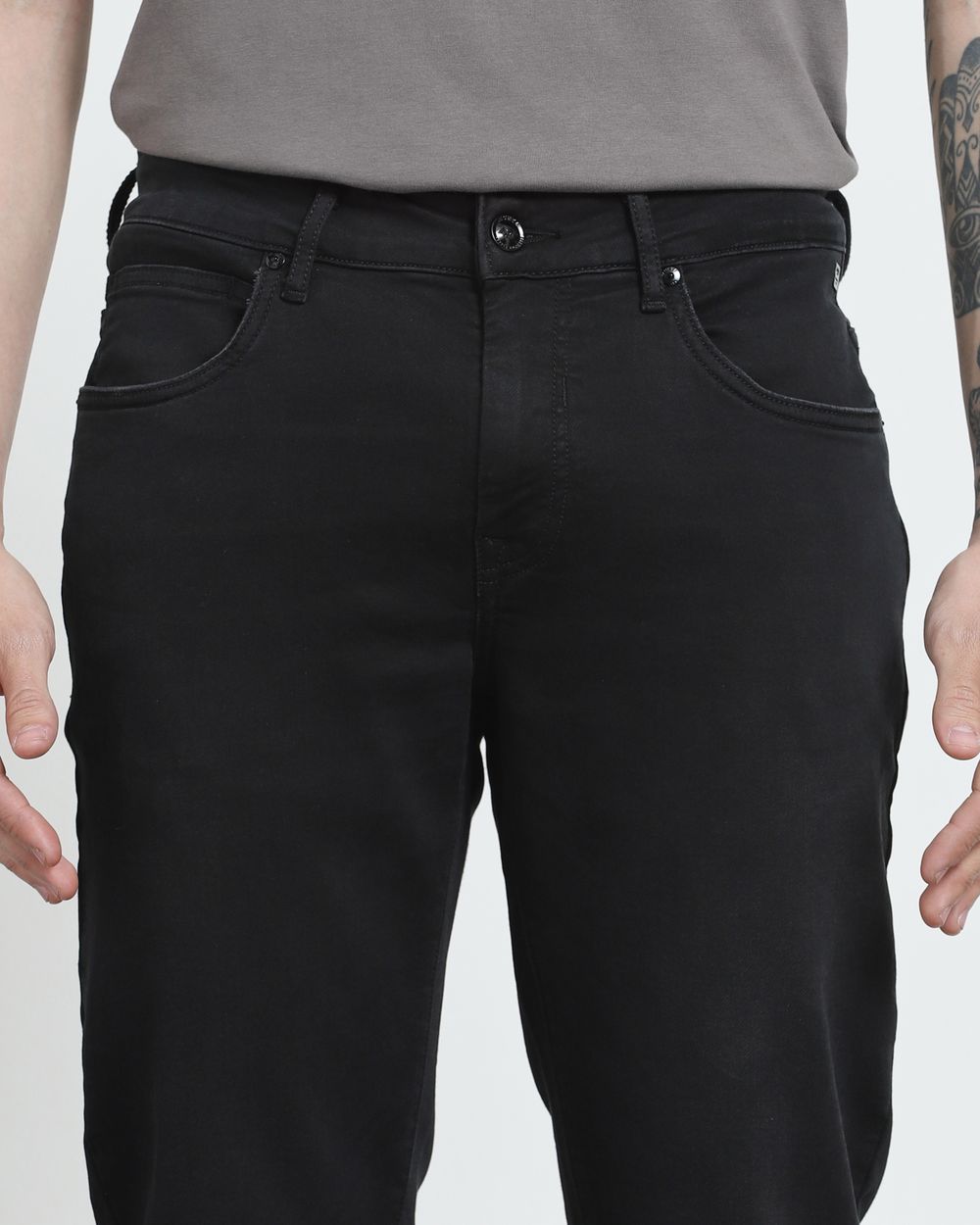 Black Super Slim Fit Jeans