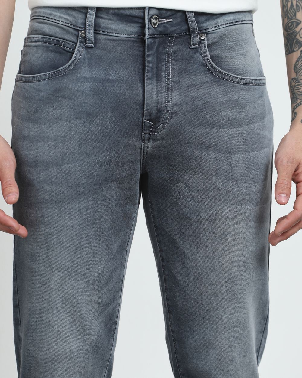 Grey Super Slim Fit Jeans