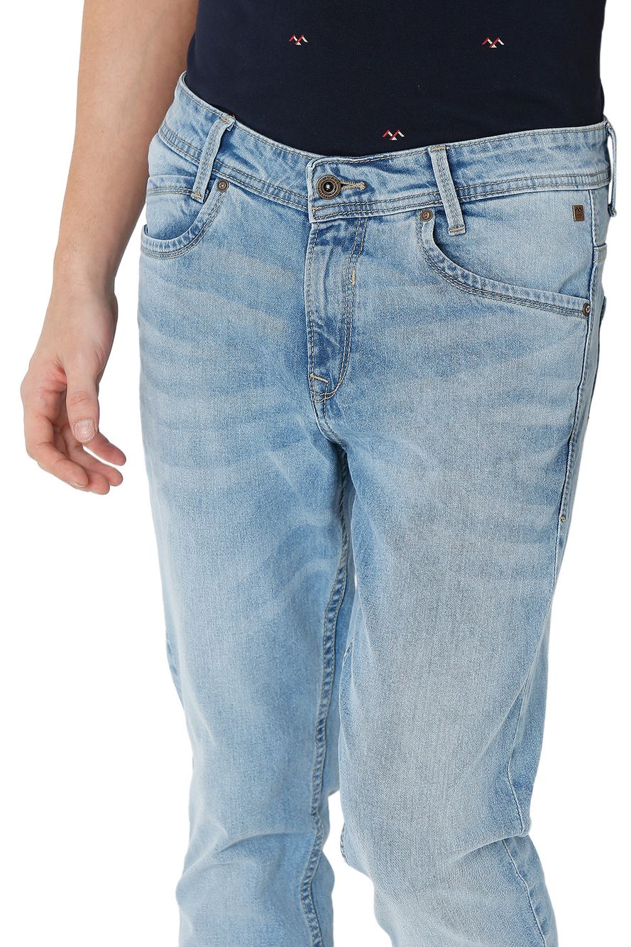 Mid Blue Skinny Fit Original Stretch Jeans