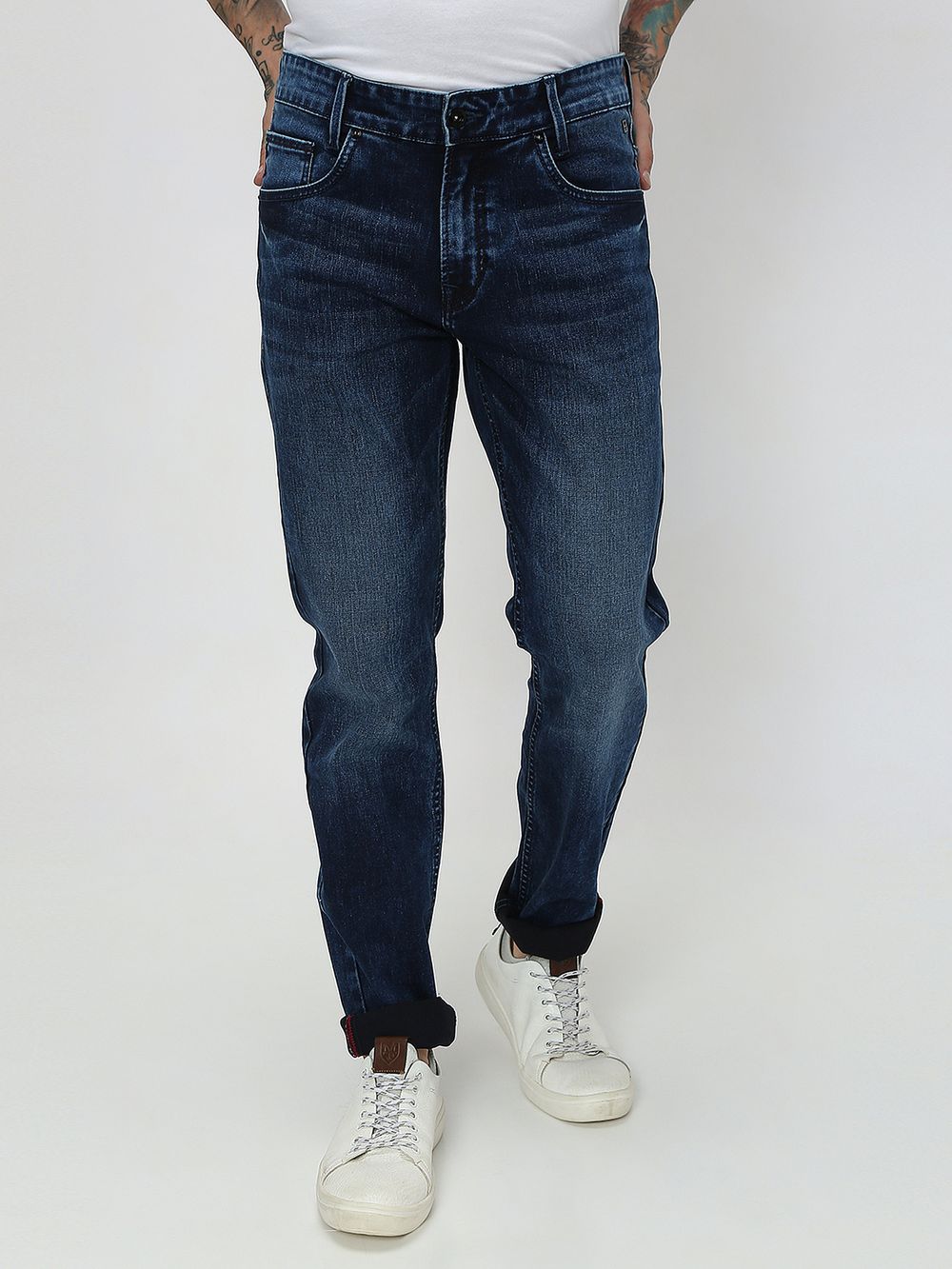 Indigo Blue Narrow Fit Originals Stretch Jeans
