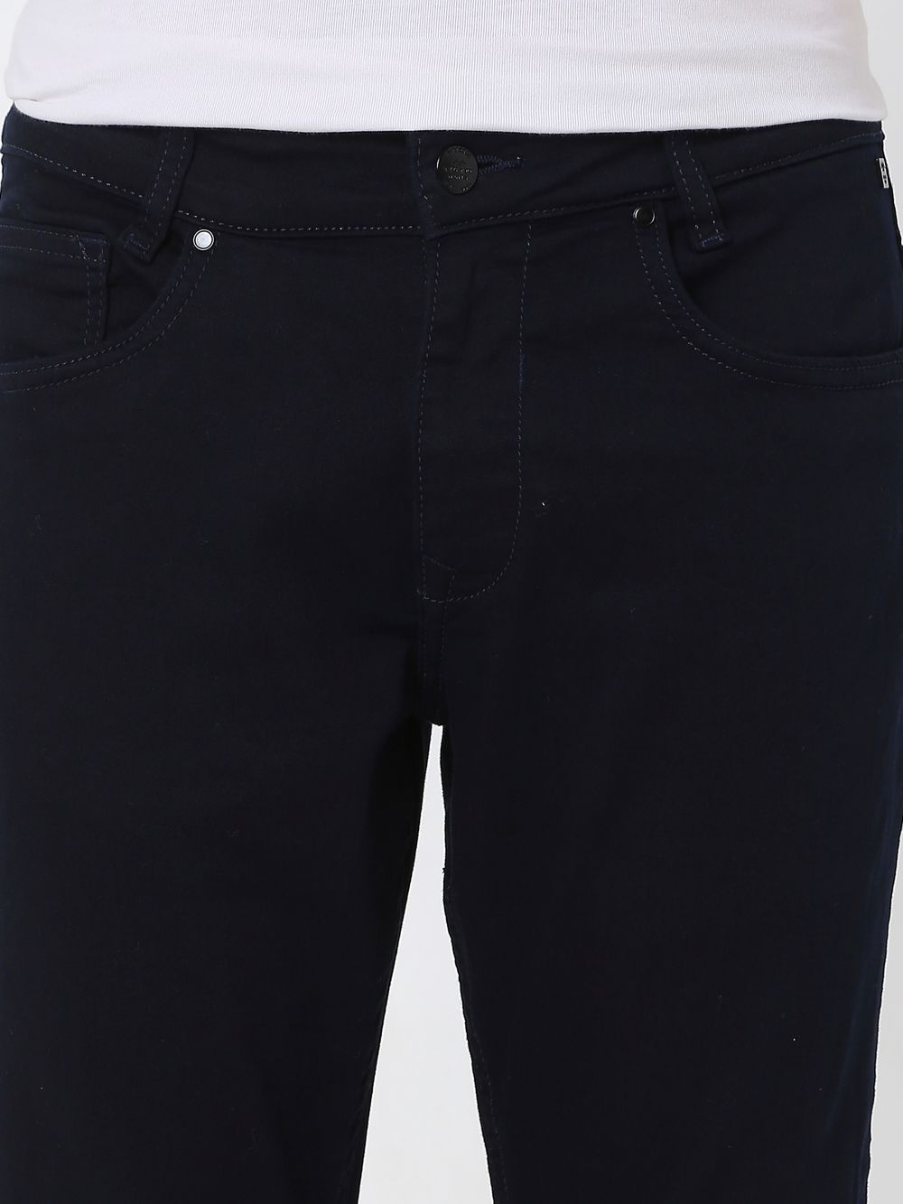 Navy Skinny Fit Originals Stretch Jeans