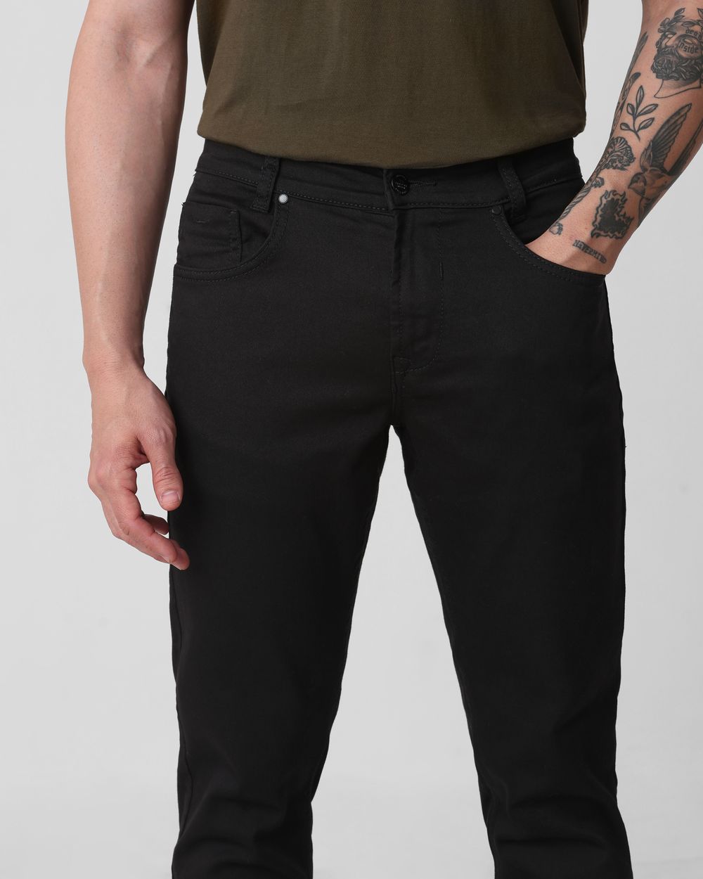 Jet Black Super Slim Fit Jeans