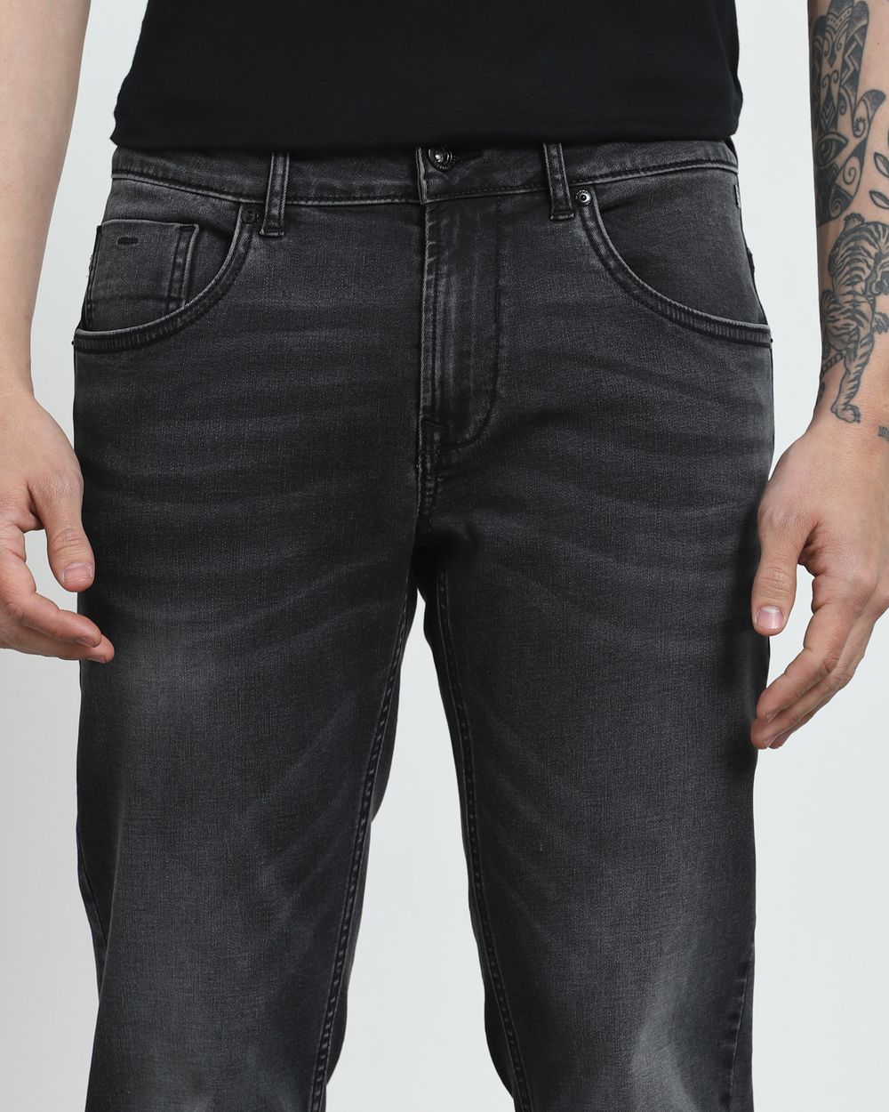 Charcoal Super Slim Fit Jeans