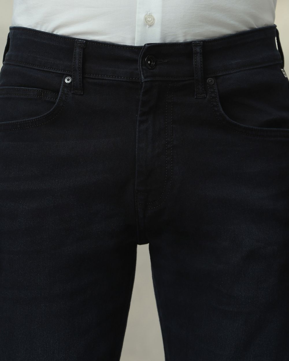 Black Straight Fit Jeans