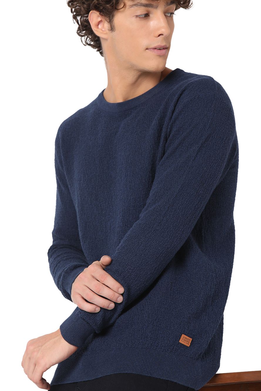 Towelknit Cotton Sweater