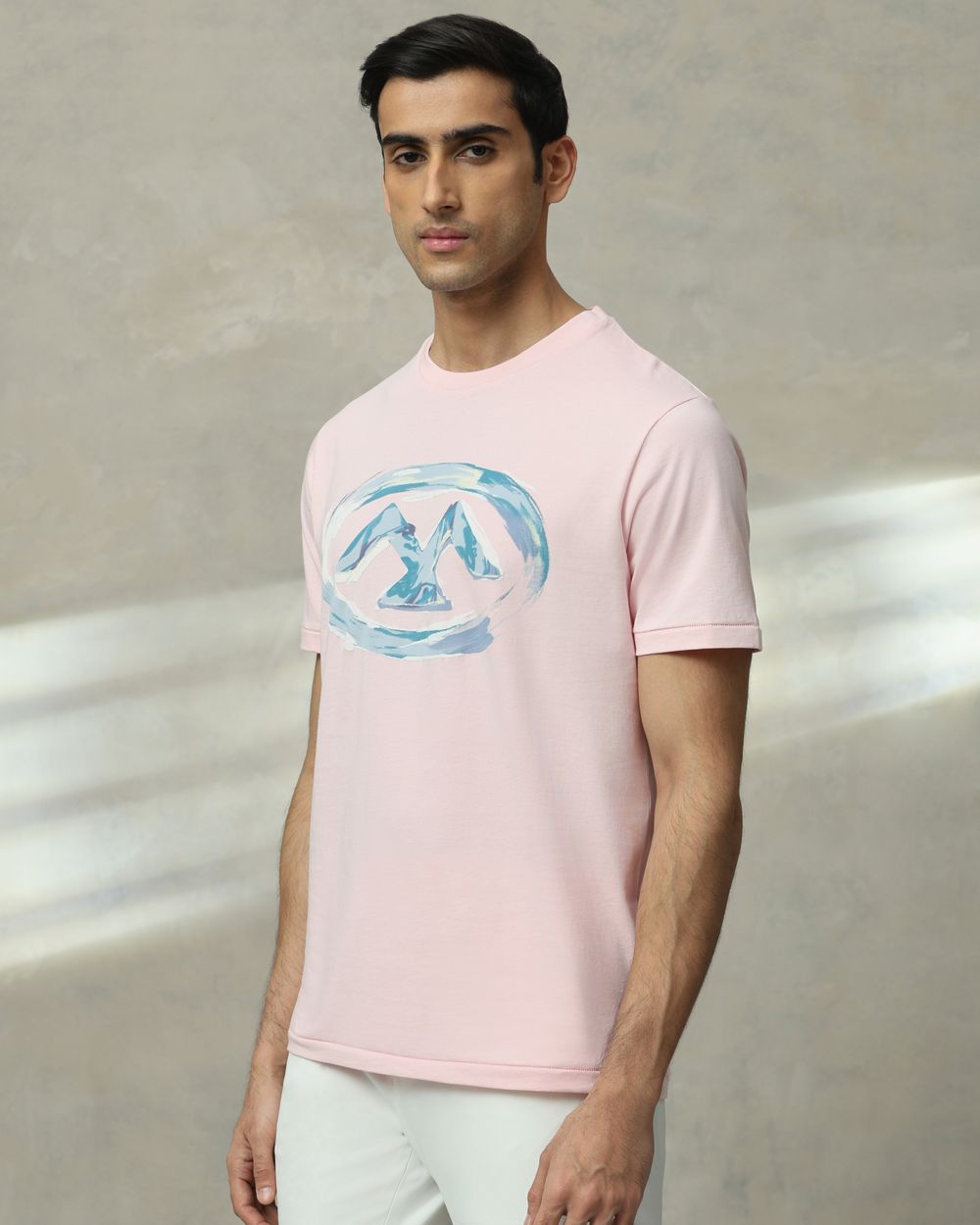 Pink Graphic Regular Fit T-Shirt