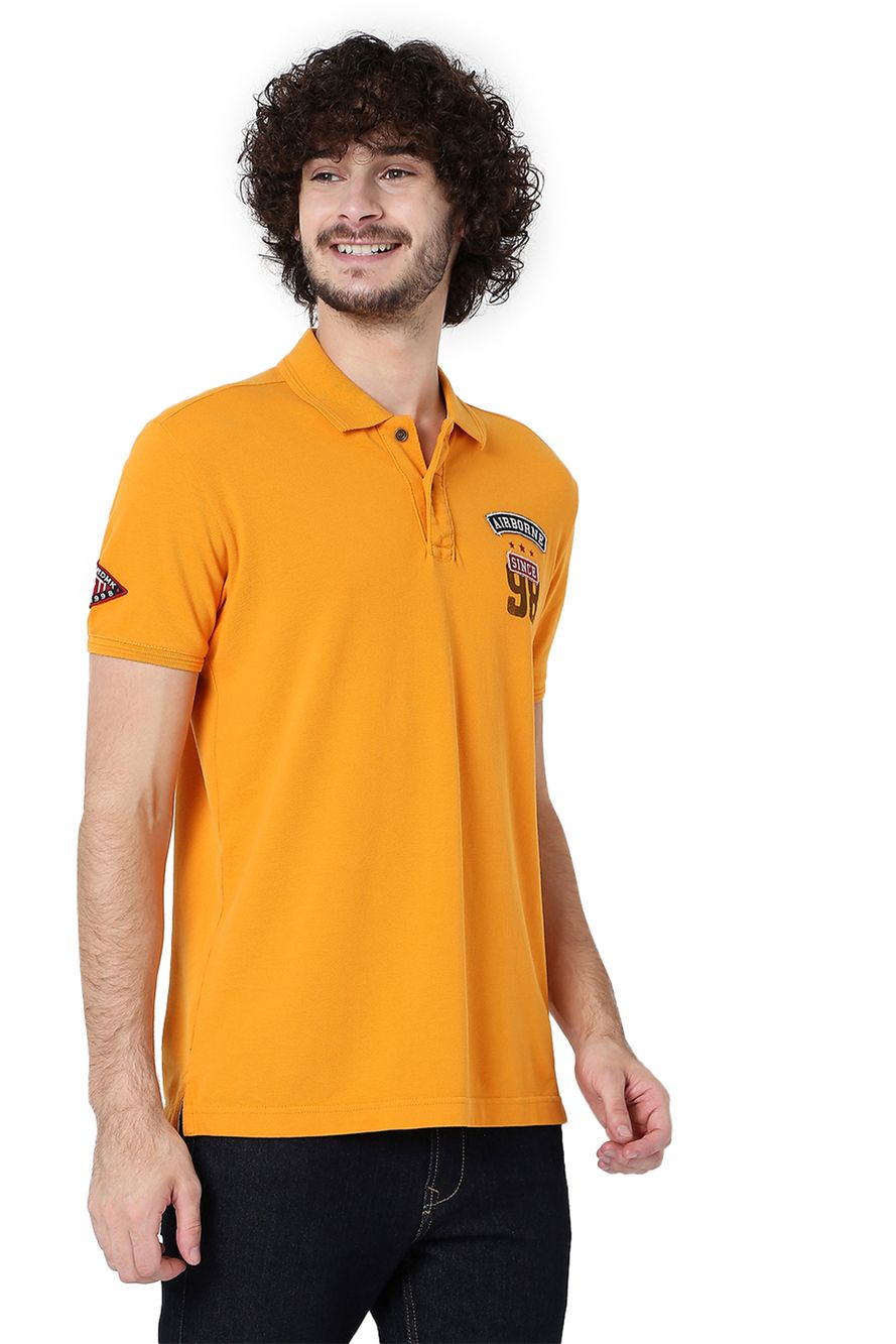 Mustard Badged Polo