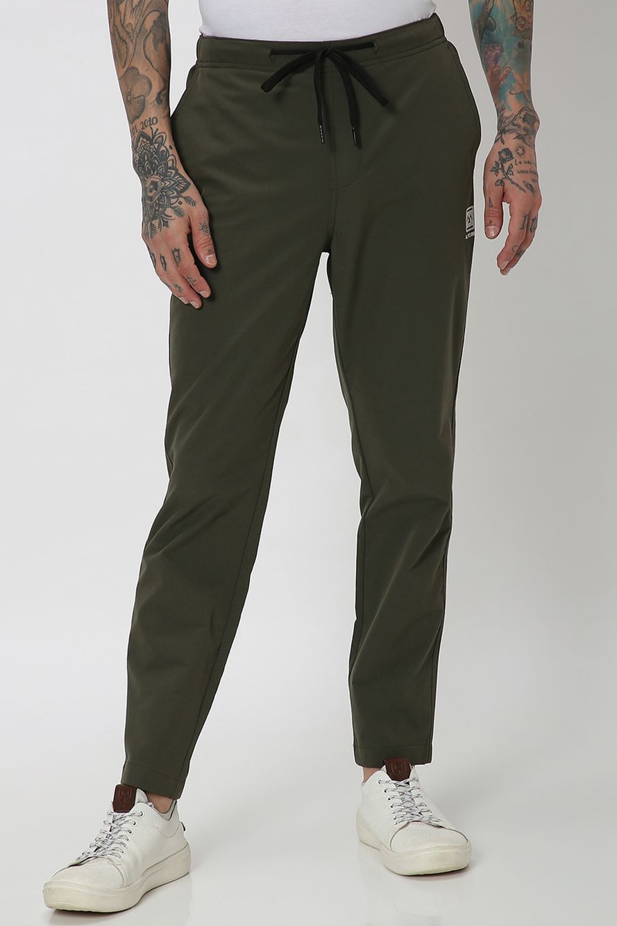 Olive Sport Fit Athleisure Joggers