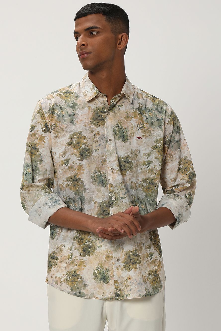 Multi & Floral Print Shirt