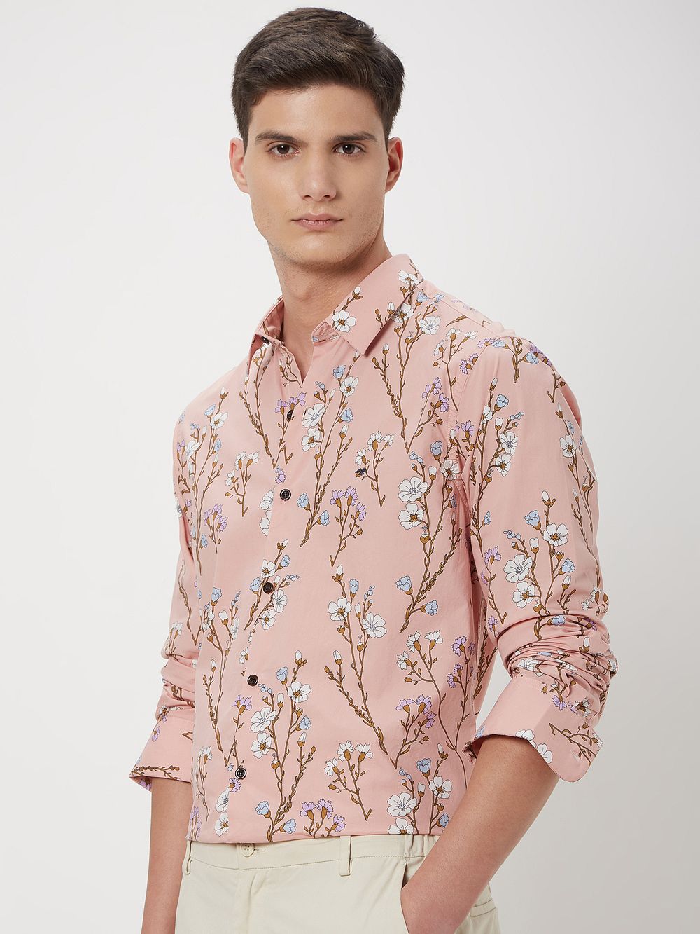 Pink Digital Print Shirt