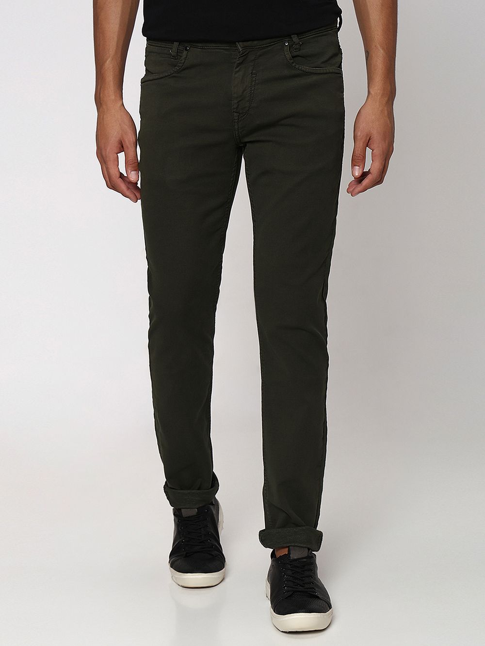 Green Super Slim Fit Superstretch Coloured Jeans