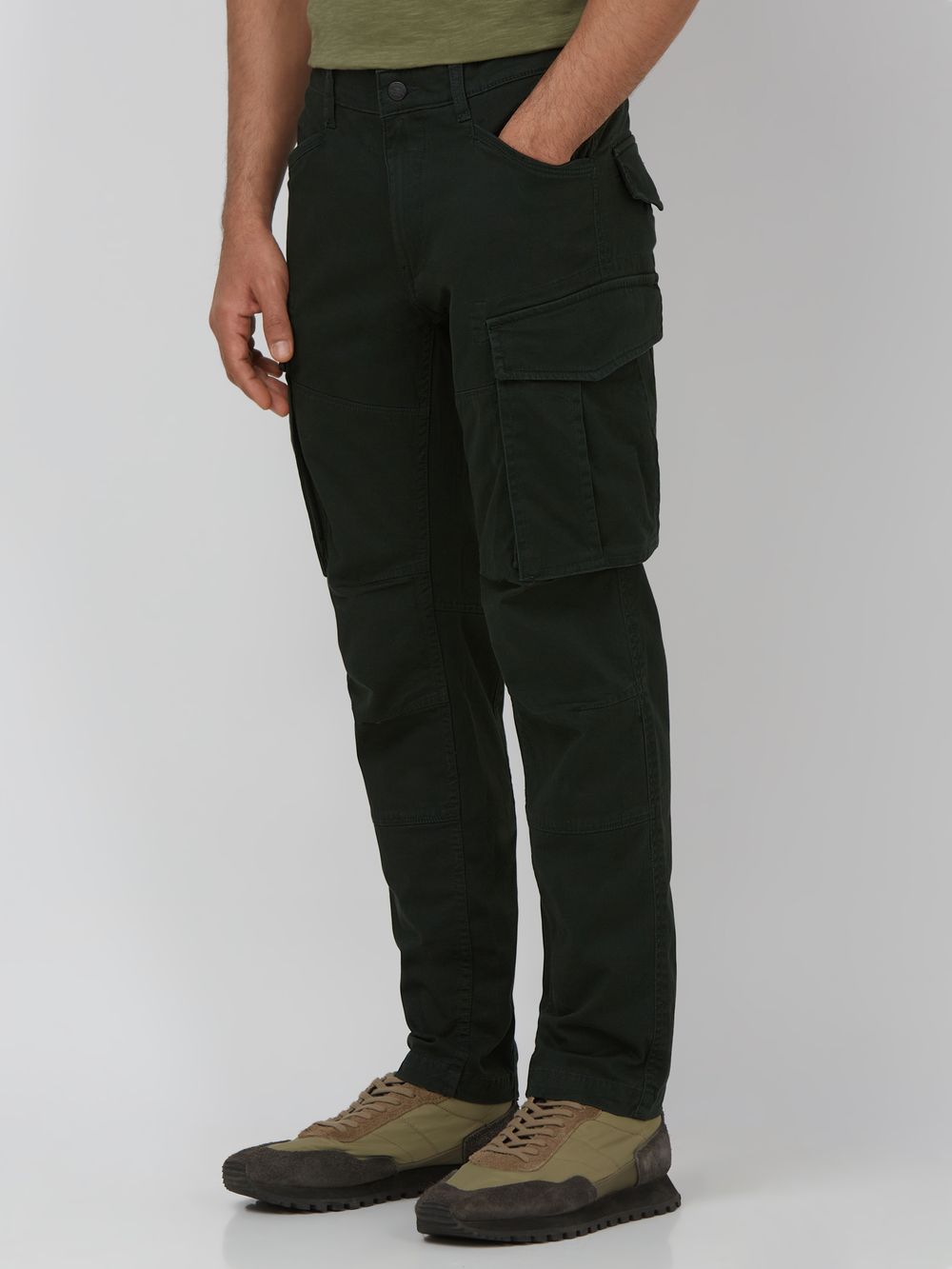 Green Slim Fit Cargos