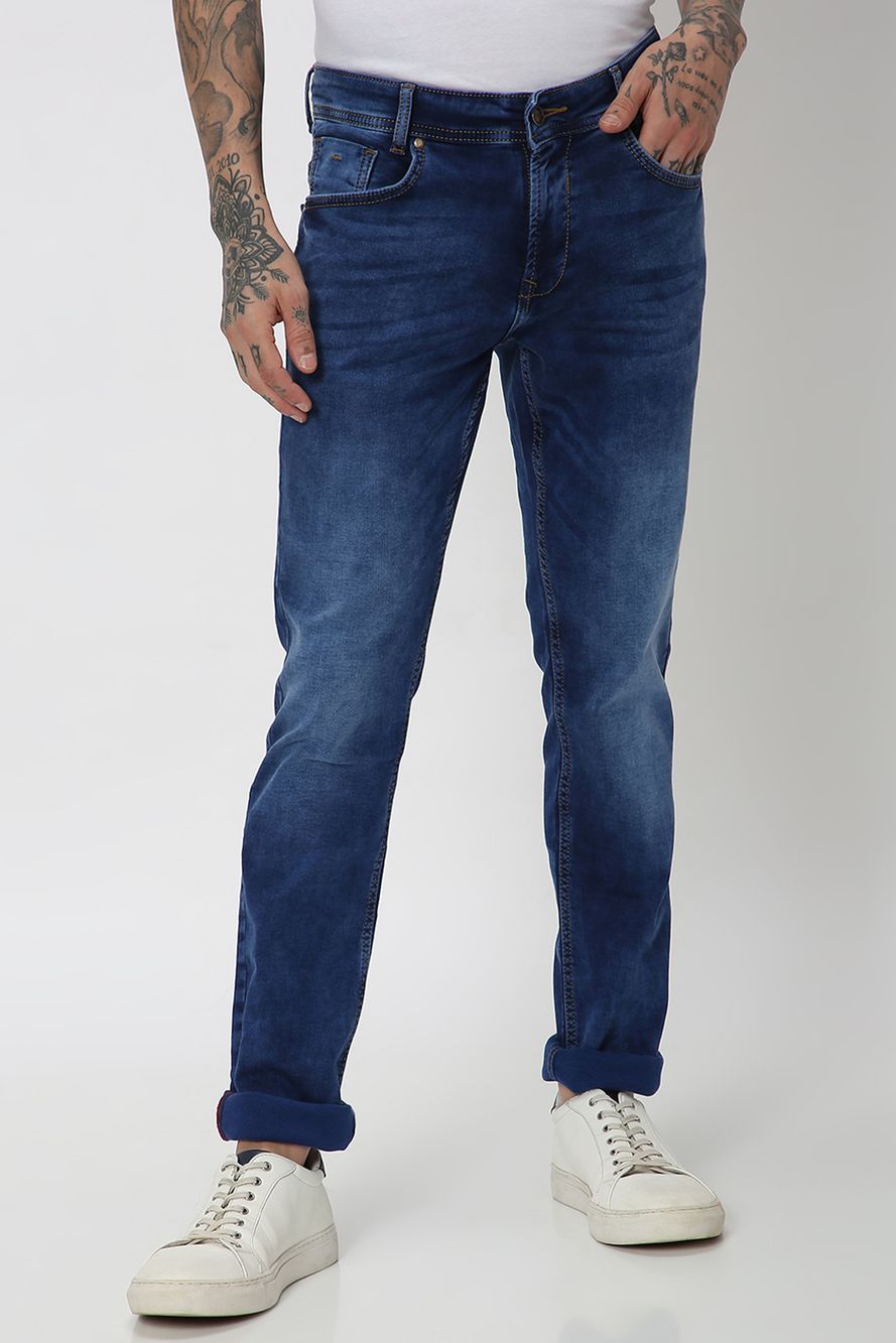 Indigo Blue Super Slim Fit Flyweight Jeans