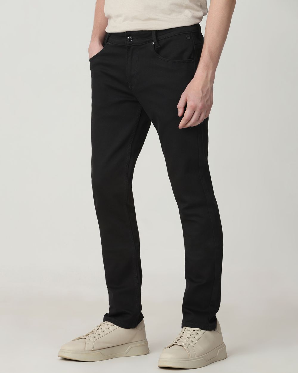 Jet Black Super Slim Fit Jeans