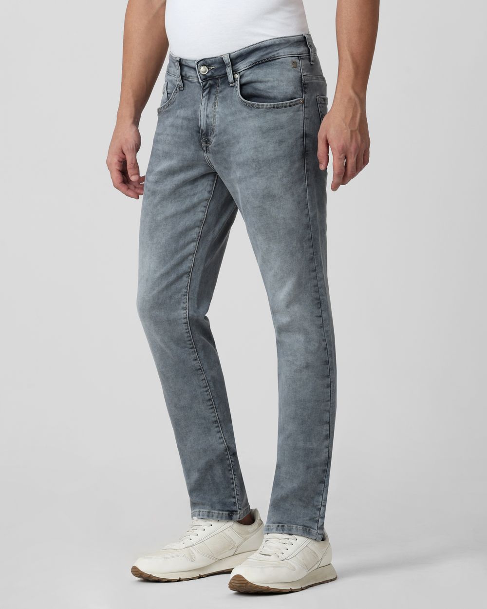 Grey Super Slim Fit Flyweight Jeans