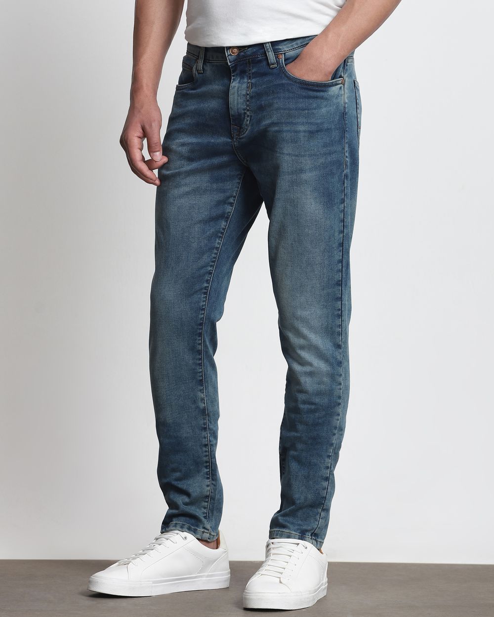 Tinted Skinny Fit Jeans