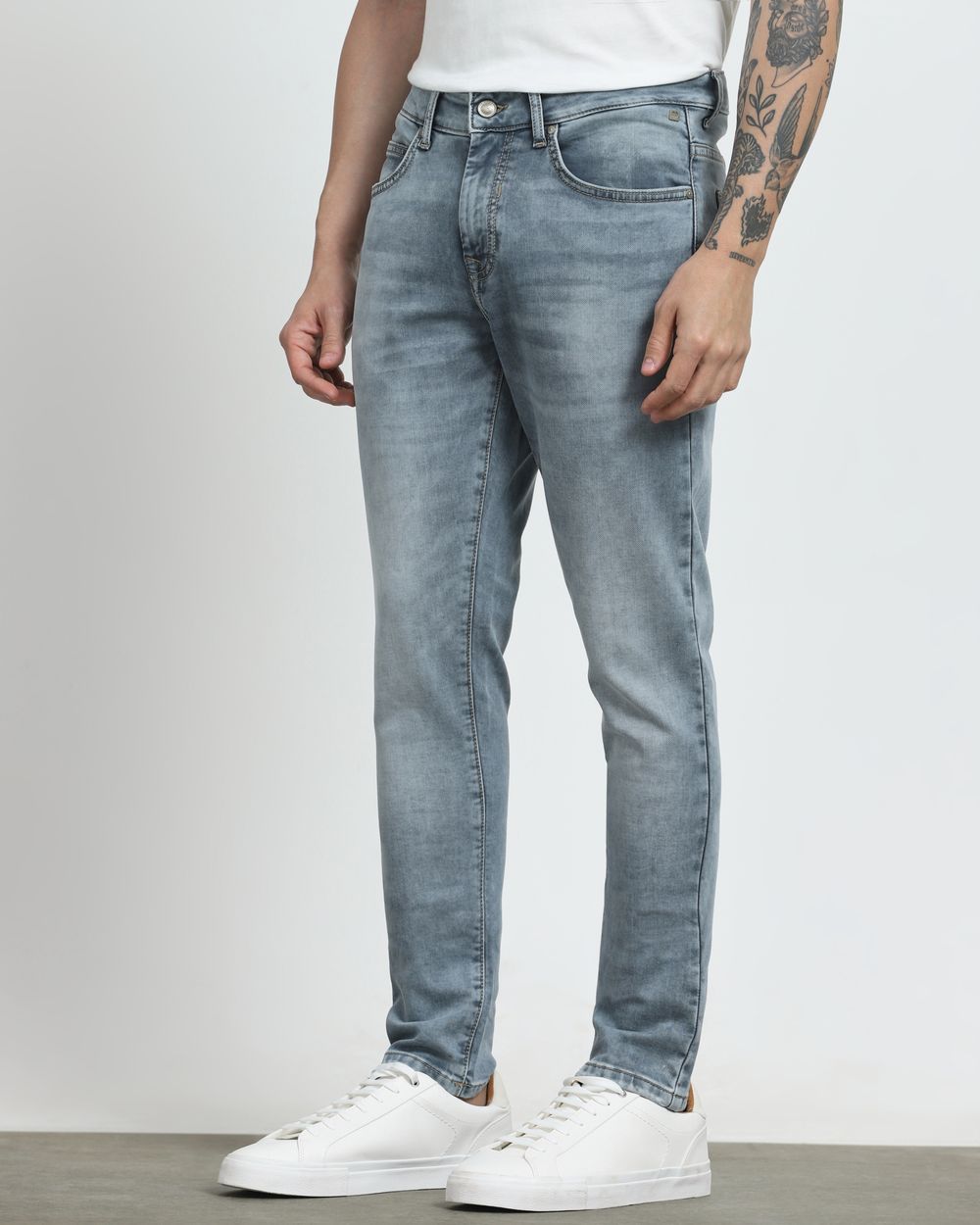 Grey Skinny Fit Jeans