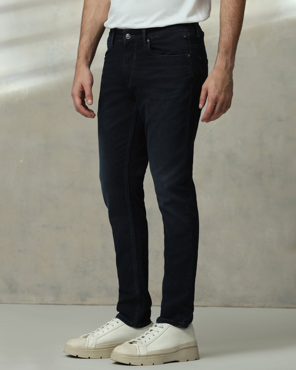 Blue Black Skinny Fit Jeans