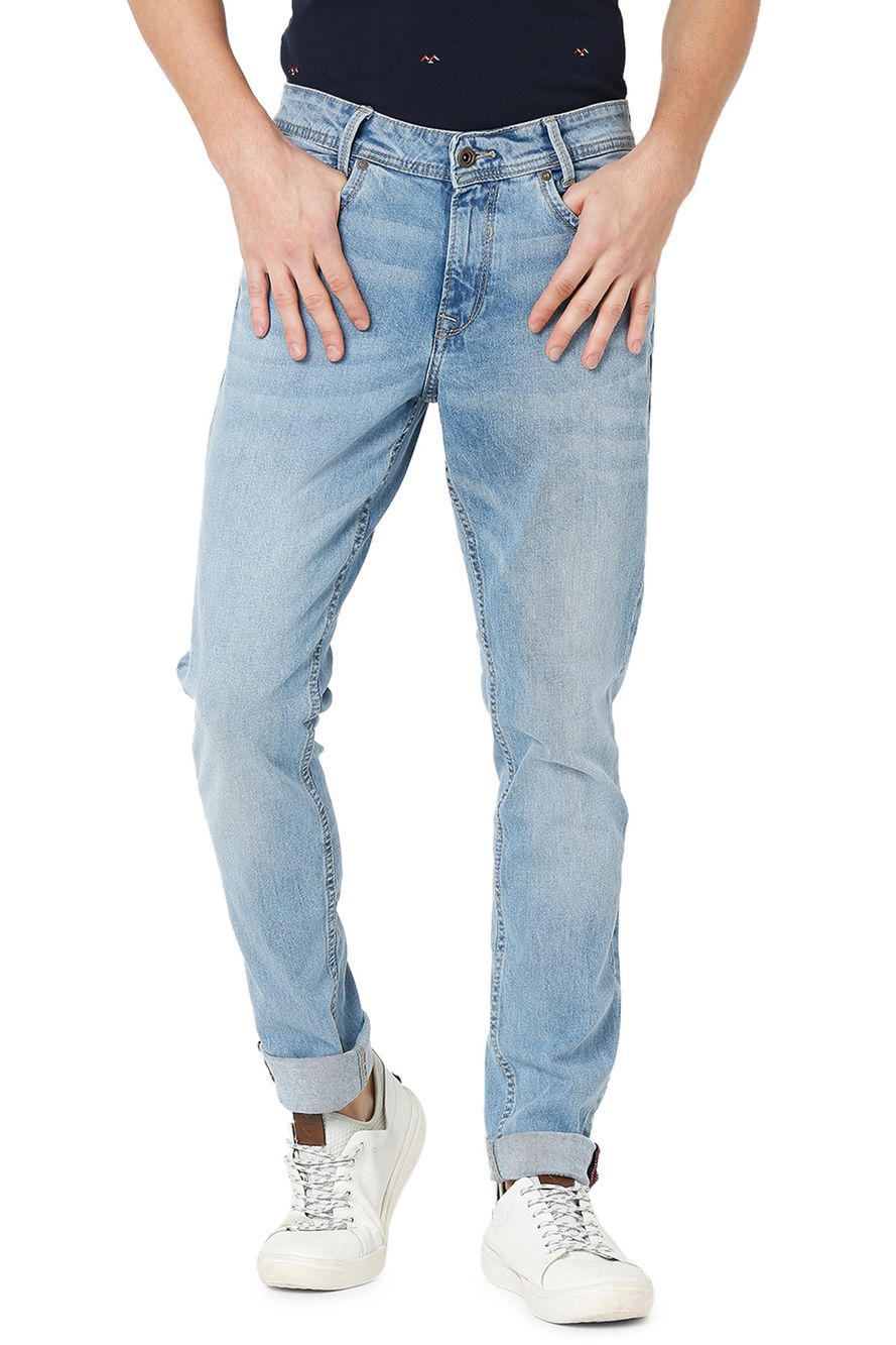 Mid Blue Skinny Fit Original Stretch Jeans