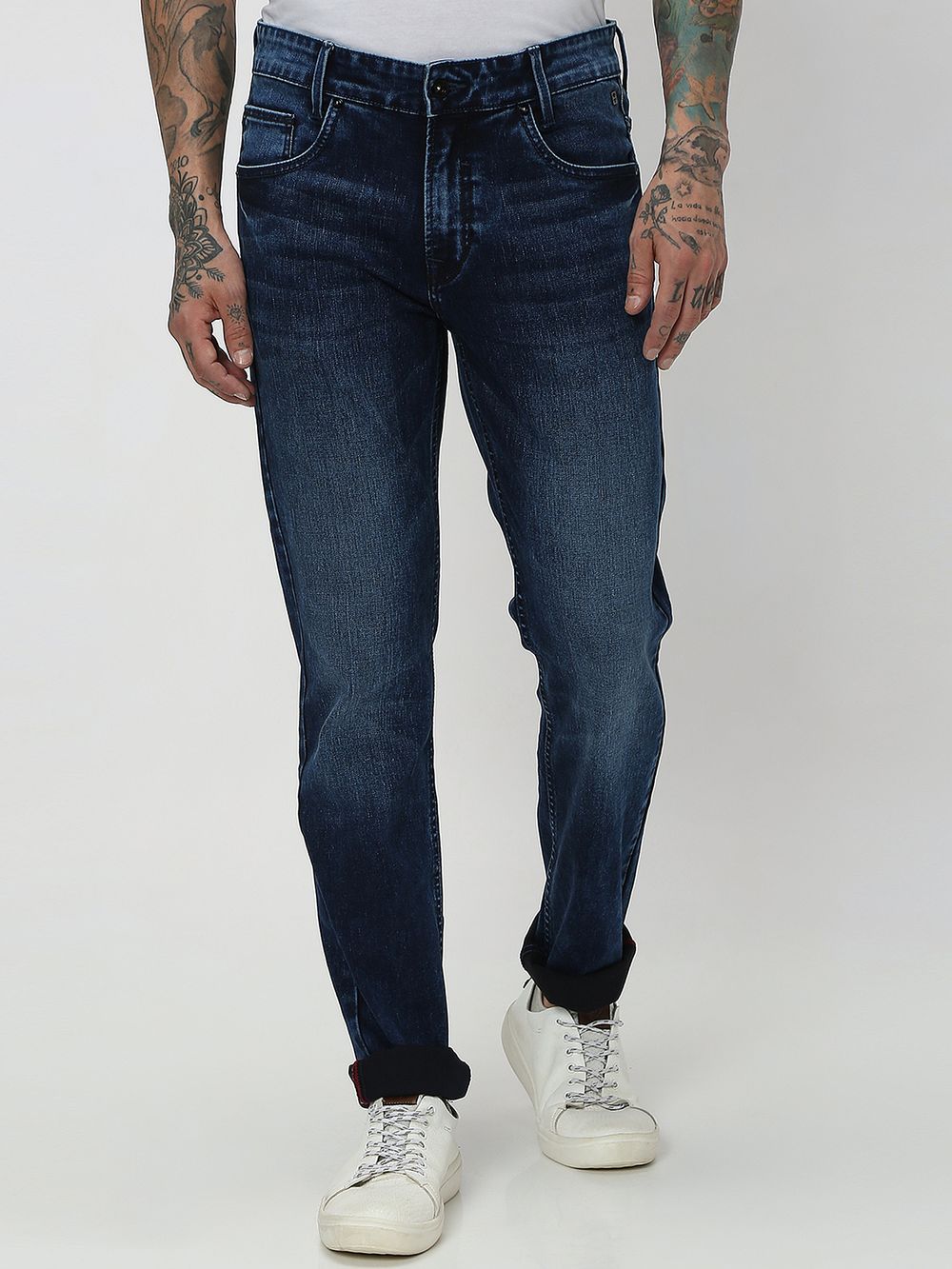 Indigo Blue Narrow Fit Originals Stretch Jeans