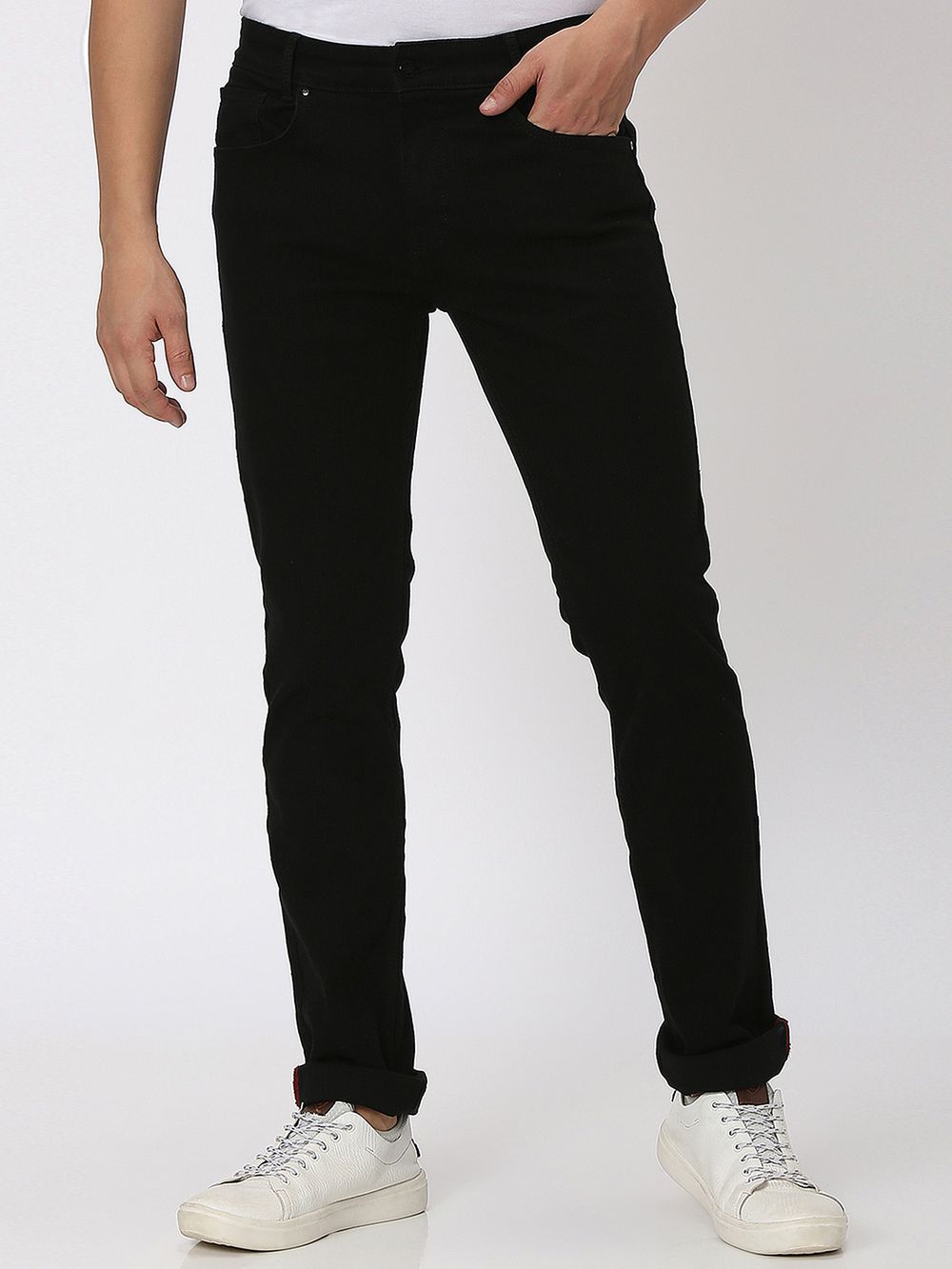 Jet Black Narrow Fit Originals Stretch Jeans