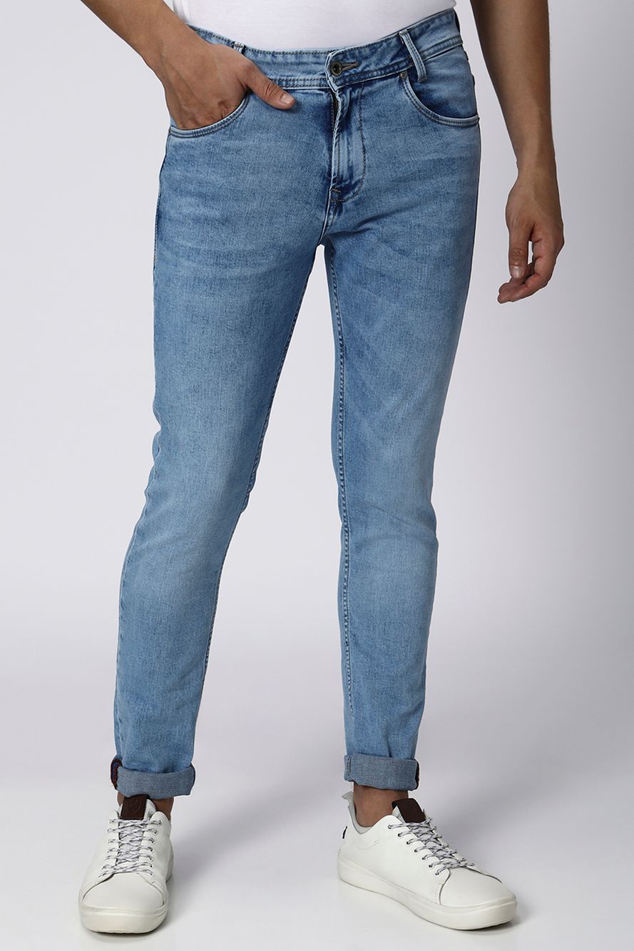 Light Blue Skinny Fit Originals Stretch Jeans