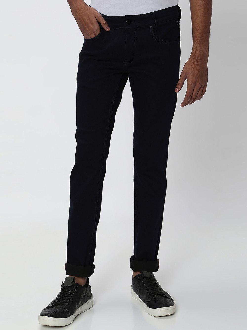 Navy Super Slim Fit Originals Stretch Jeans