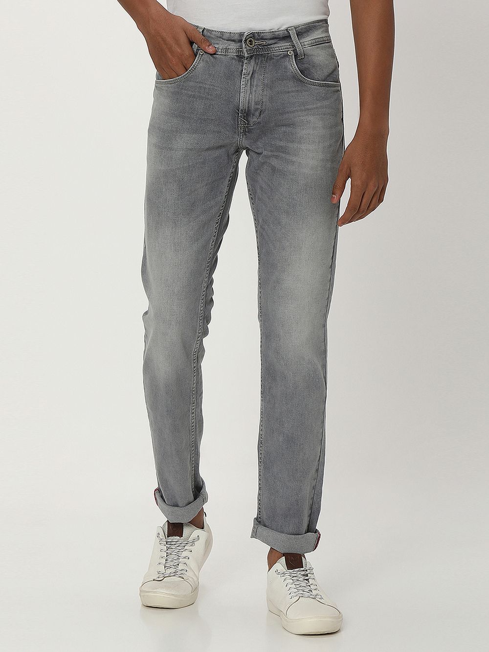 Grey Super Slim Fit Originals Stretch Jeans