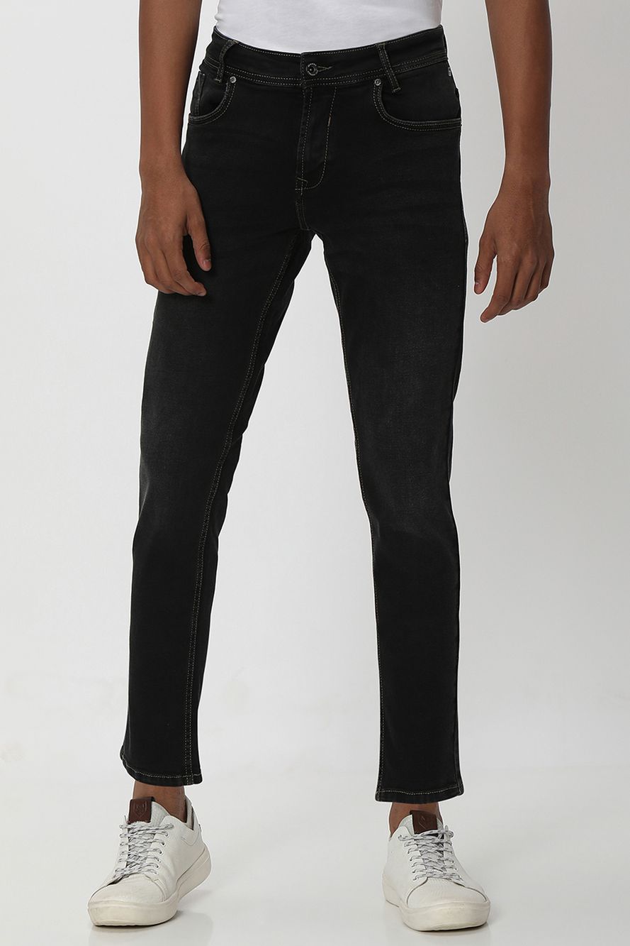 Black Ankle Length Originals Stretch Jeans