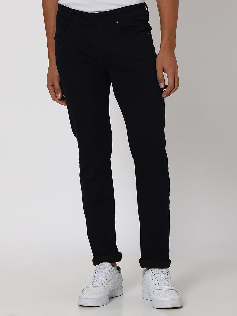 Navy Super Slim Fit Originals Stretch Jeans