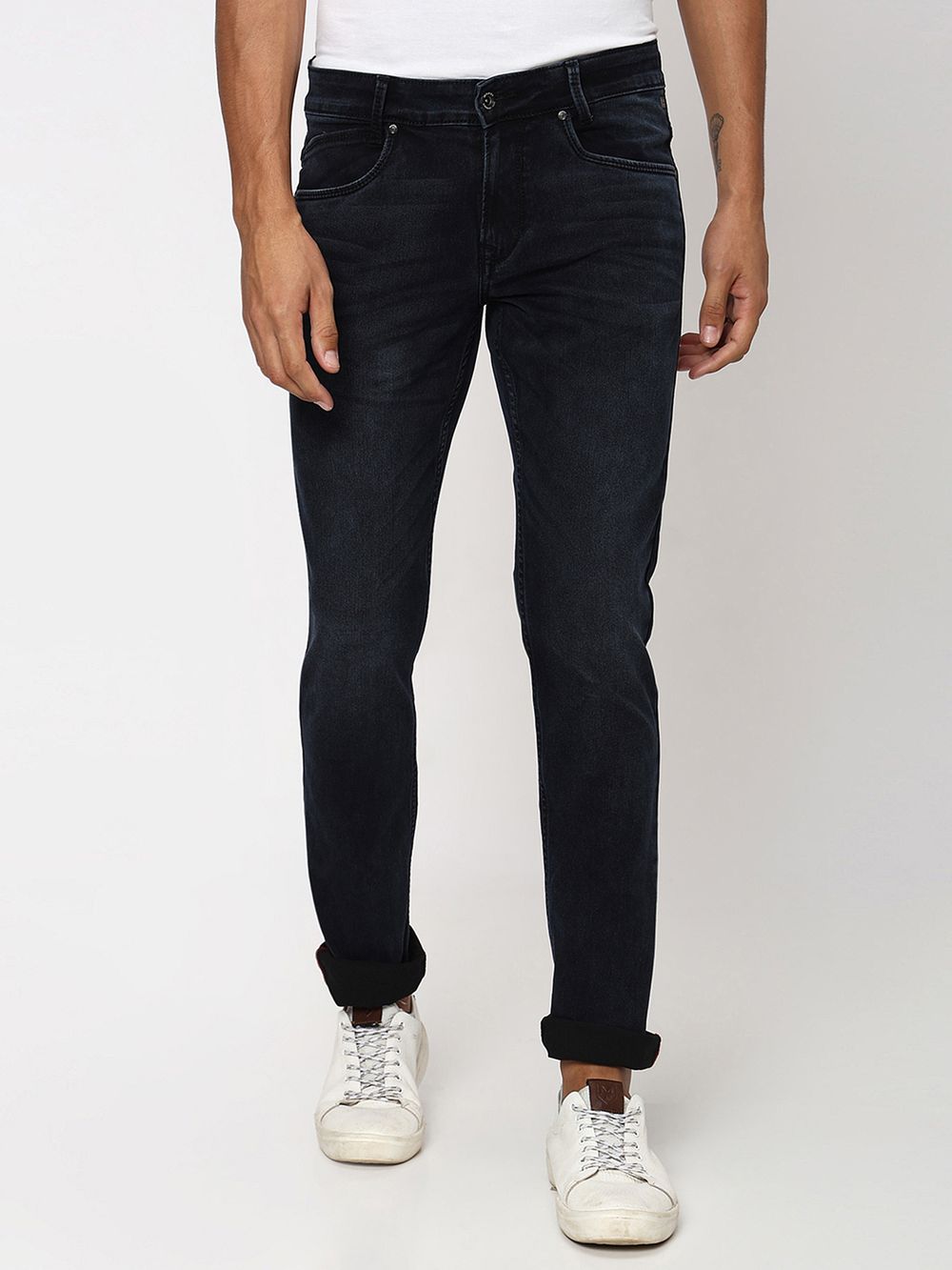 Black Super Slim Fit Originals Stretch Jeans