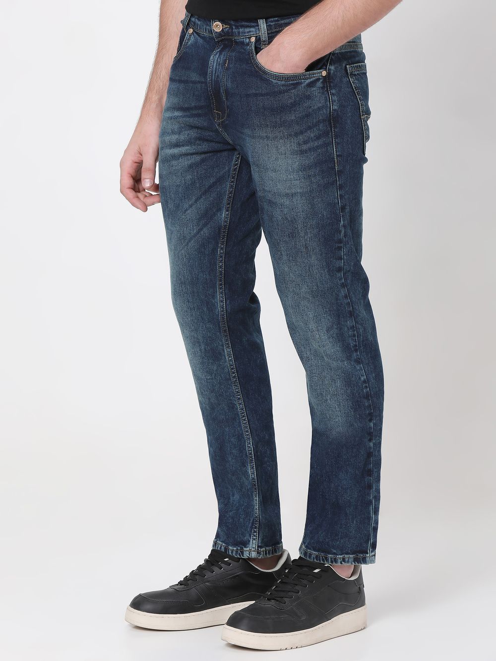 Tinted Relaxed Straight Fit Originals Stretch Jeans