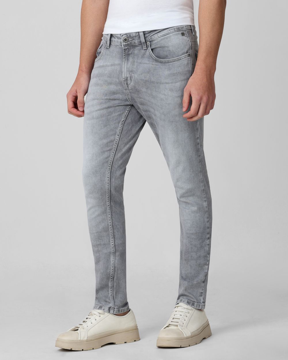 Grey Skinny Fit Originals Stretch Jeans