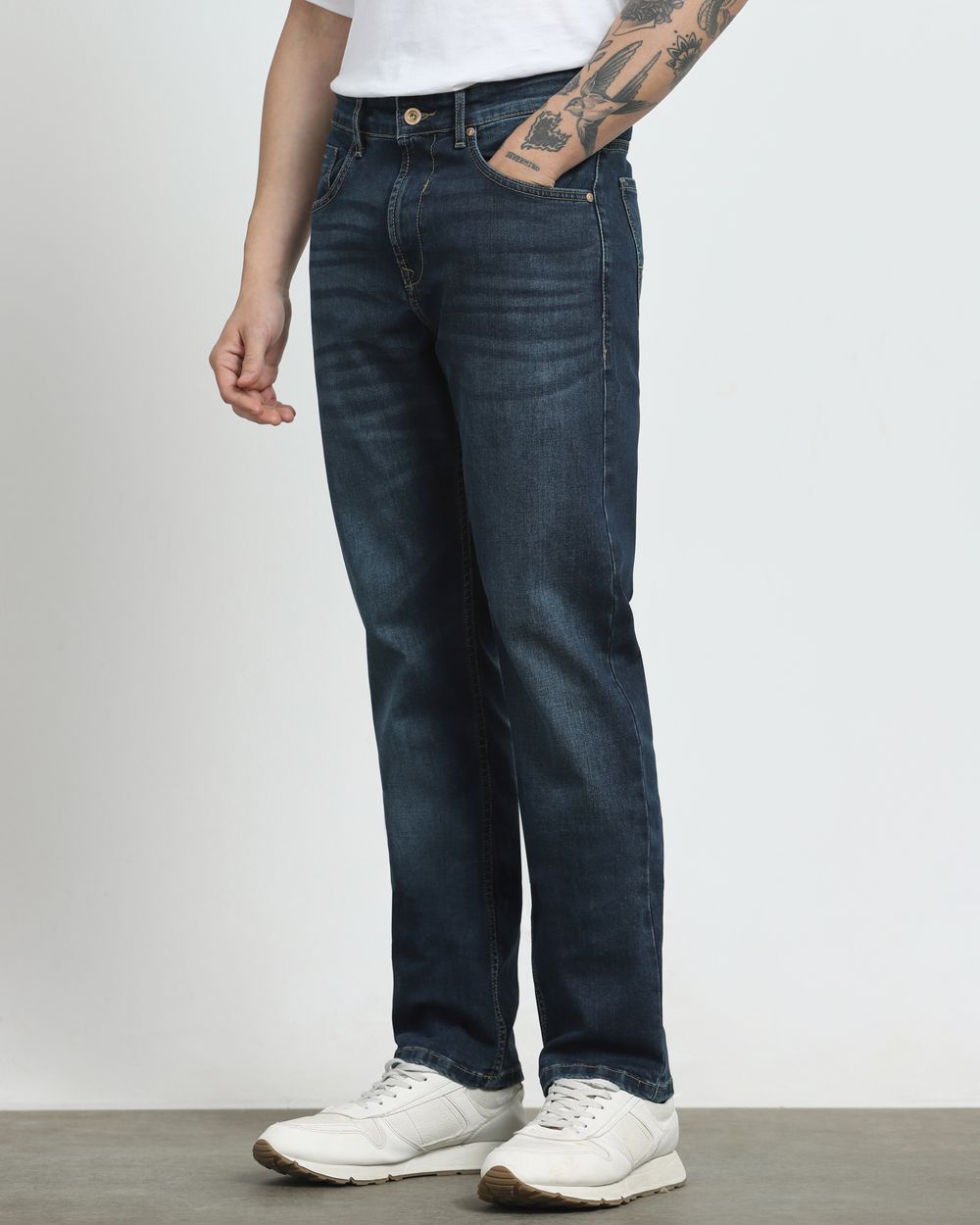 Dark Indigo Blue Super Slim Fit Jeans